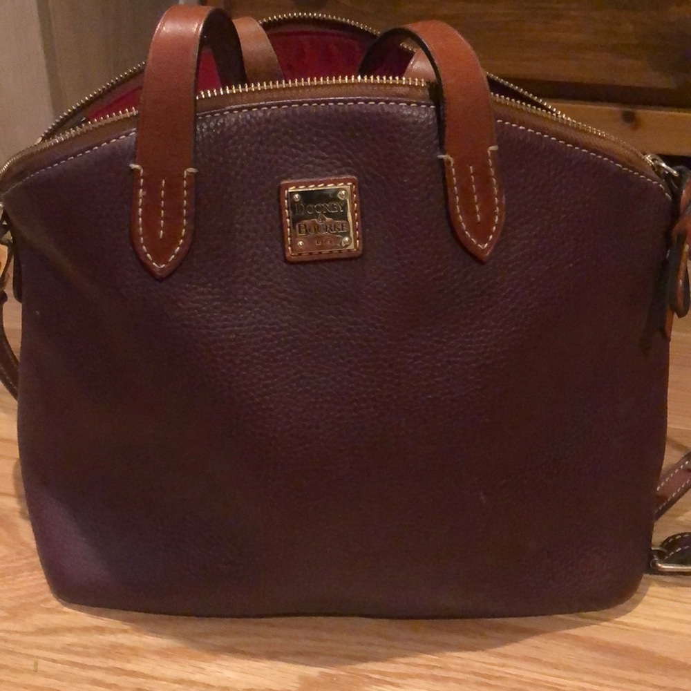 Great condition burgundy Dooney and Bourke purse